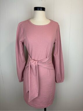 NWT Dusty Rose Balletcore Preppy Faux Wrap Dress